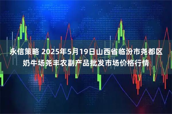 永信策略 2025年5月19日山西省临汾市尧都区奶牛场尧丰农副产品批发市场价格行情
