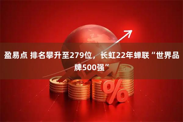 盈易点 排名攀升至279位，长虹22年蝉联“世界品牌500强”