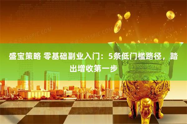 盛宝策略 零基础副业入门：5条低门槛路径，踏出增收第一步